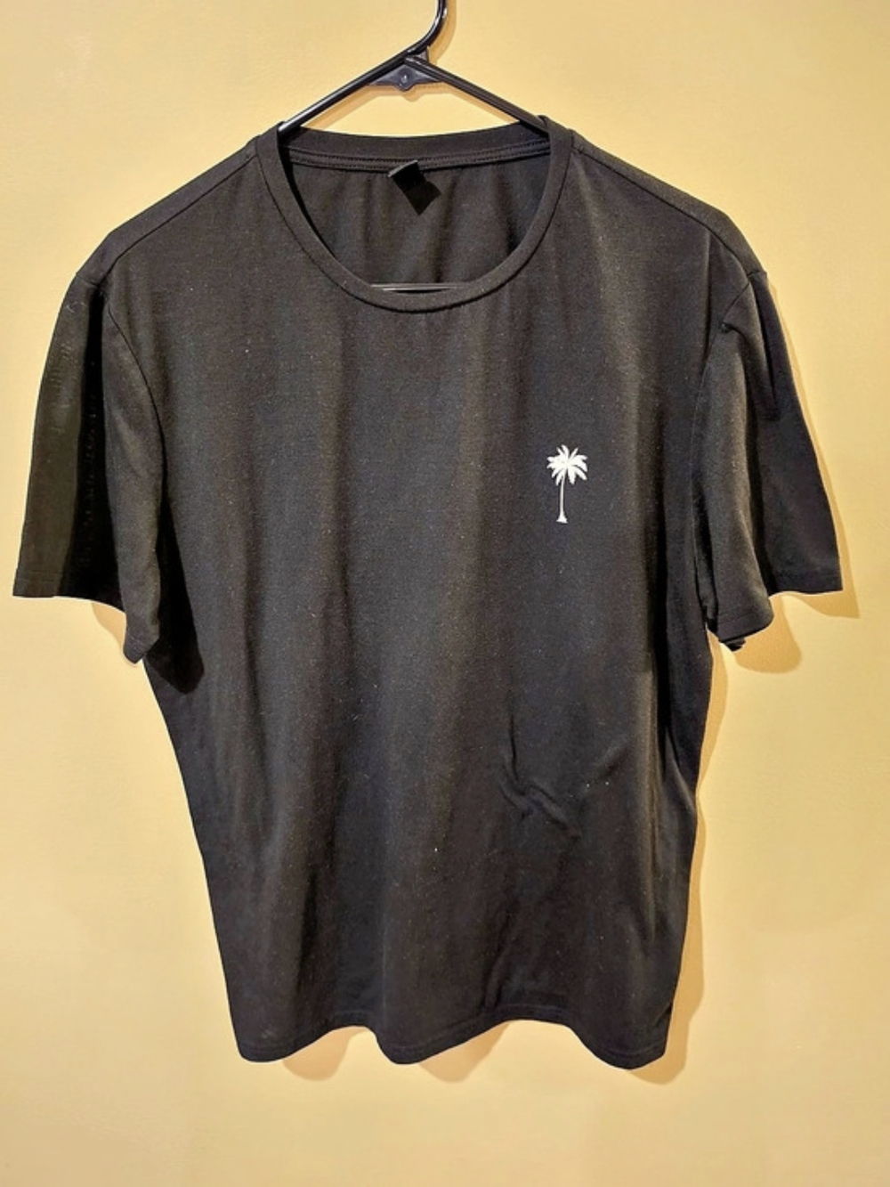 SHEIN Palm Graphic Tee Black Size Large Like New